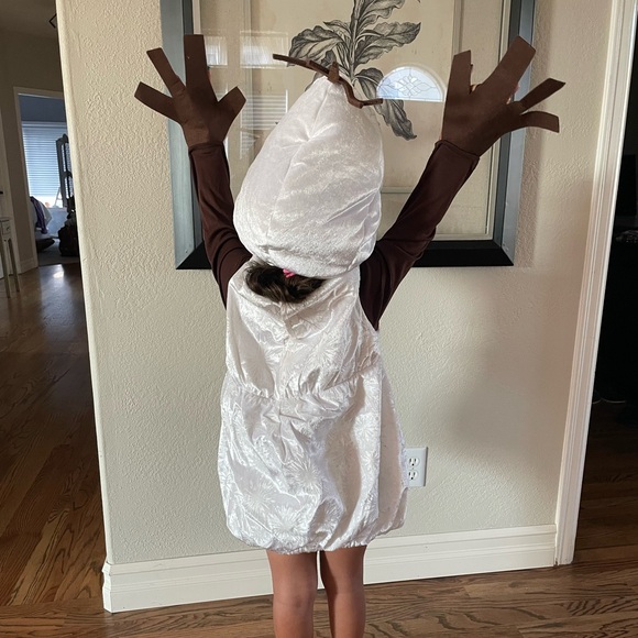 DISNEY FROZEN OLAF COSTUME - two piece halloween dress up costume 7/8T - Picture 4 of 8